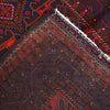 Baluchi Rug Handmade Red Geometric 4x7 ft