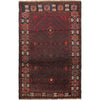 Baluchi Rug Handmade Multi Geometric 4x7 ft