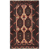Baluchi Rug Handmade Beige Geometric 4x7 ft
