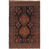 Baluchi Rug Handmade Multi Geometric 4x6 ft