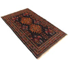 Baluchi Rug Handmade Multi Geometric 4x6 ft