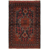 Baluchi Rug Handmade Multi Geometric 4x6 ft
