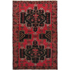 Baluchi Rug Handmade Red Geometric 4x7 ft