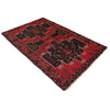 Baluchi Rug Handmade Red Geometric 4x7 ft