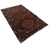 Baluchi Rug Handmade Multi Geometric 4x6 ft