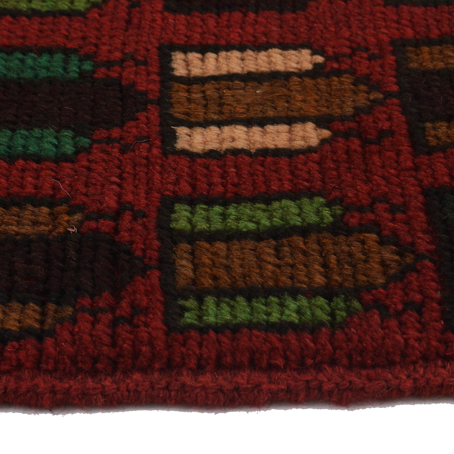 Baluchi Runner Rug Handmade Red 6' Runner