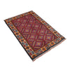 Baluchi Rug Handmade Red Floral 2x4 ft