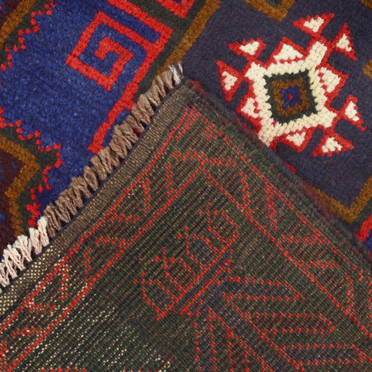 Baluchi Rug Handmade Multi Floral 2x4 ft