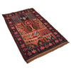 Baluchi Rug Handmade Multi Prayer Design 3x5 ft