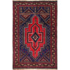 Baluchi Rug Handmade Multi Prayer Design 3x5 ft