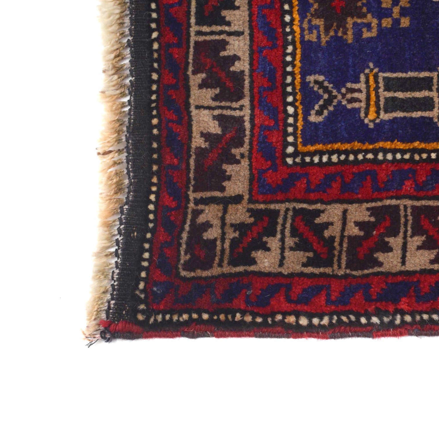 Baluchi Rug Handmade Multi Prayer Design 3x5 ft