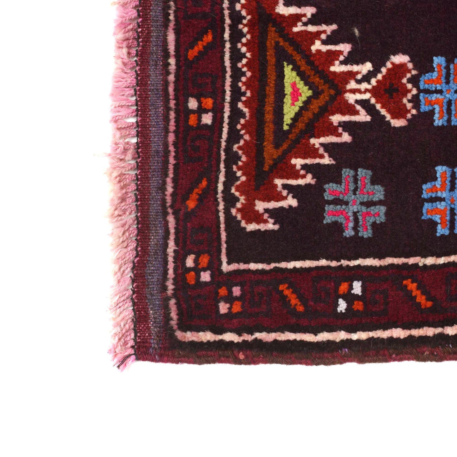 Baluchi Rug Handmade Multi Floral 2x4 ft
