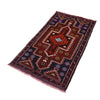 Baluchi Rug Handmade Multi Floral 2x4 ft