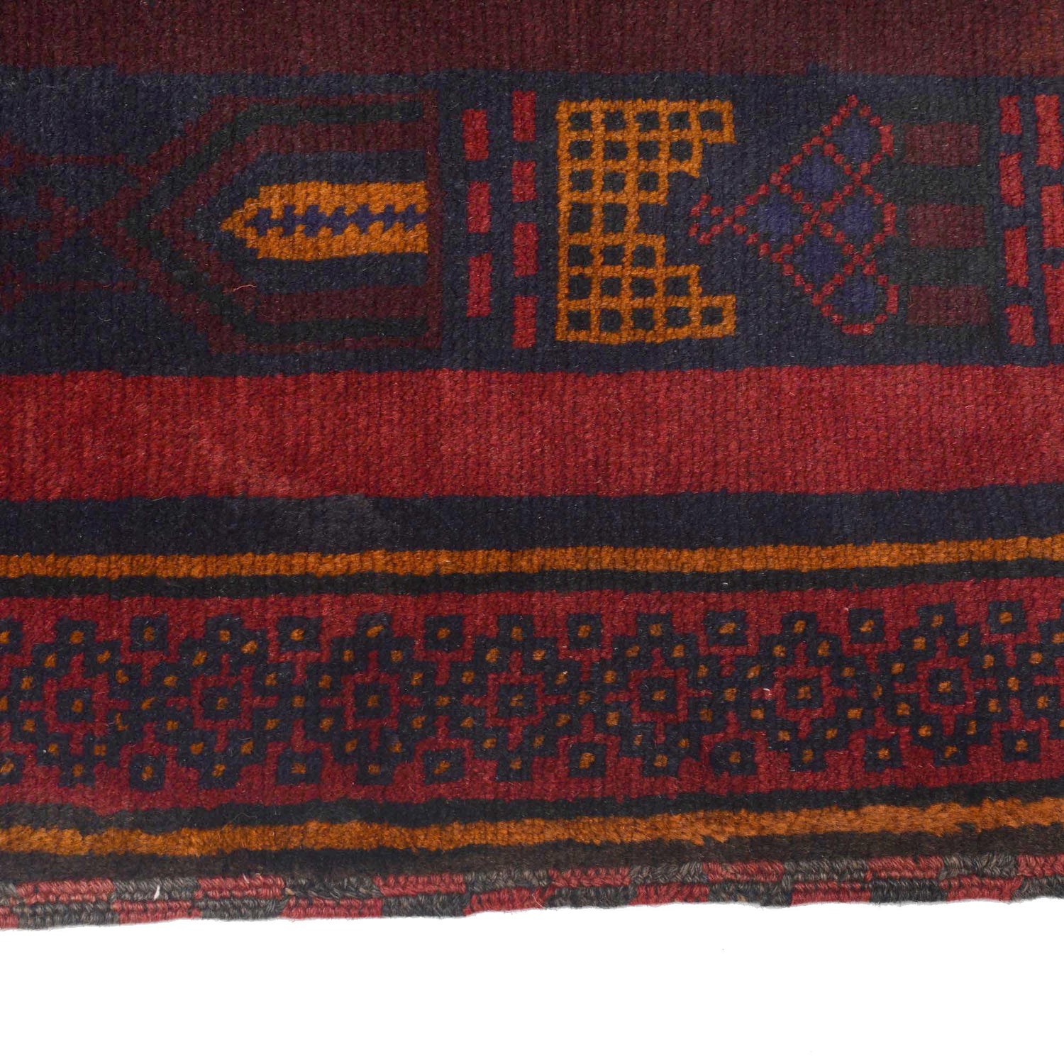 Baluchi Rug Handmade Multi Prayer Design 3x5 ft