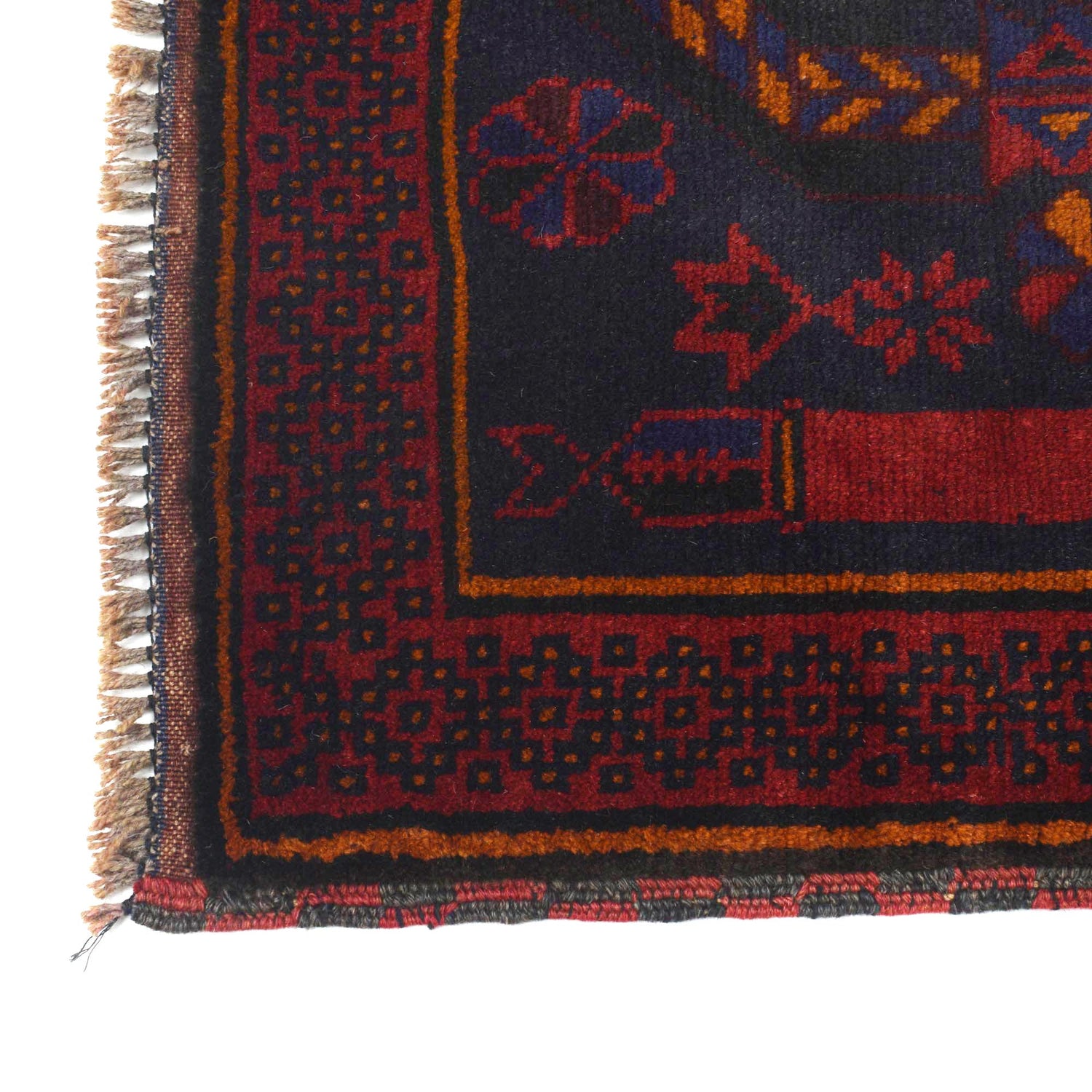 Baluchi Rug Handmade Multi Prayer Design 3x5 ft