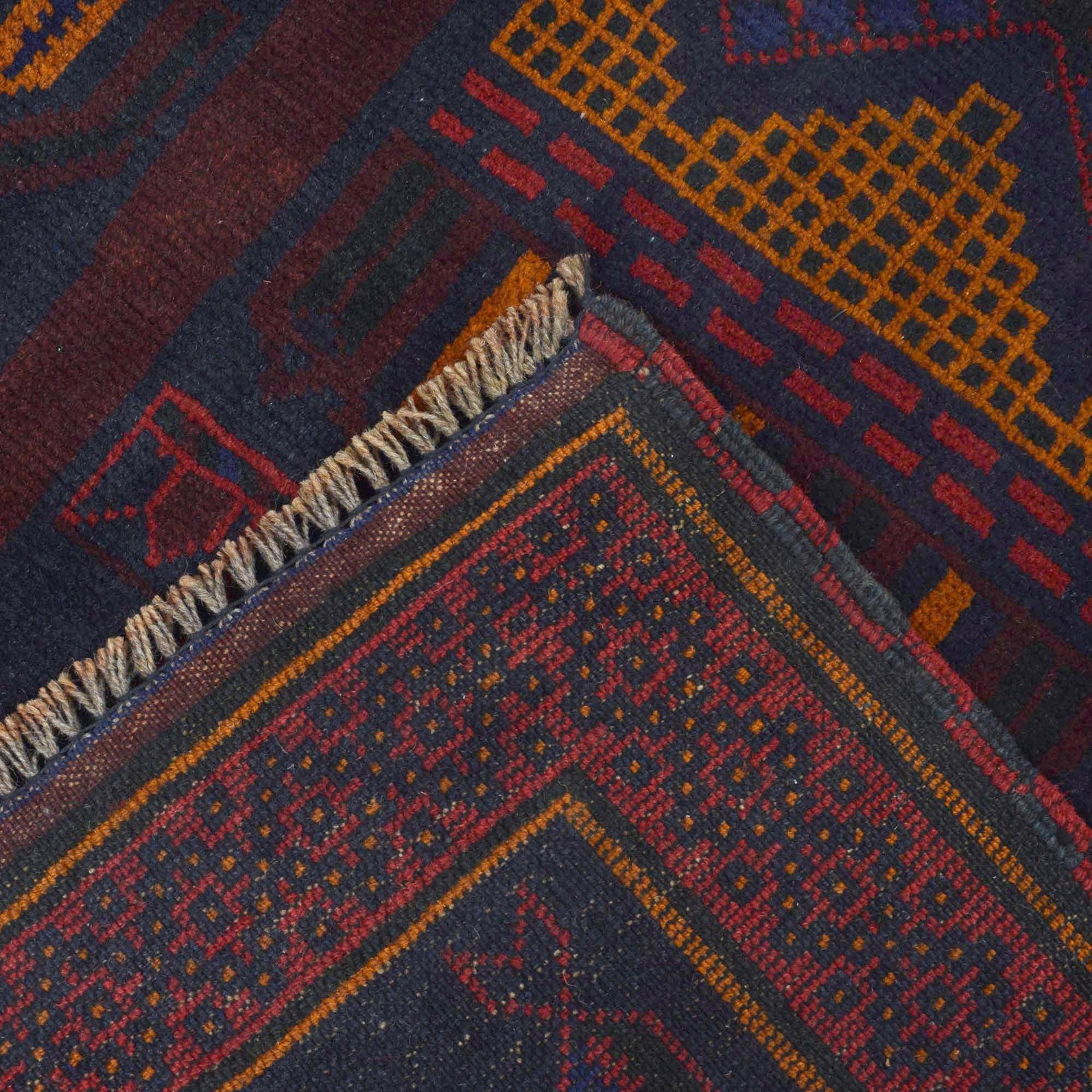 Baluchi Rug Handmade Multi Prayer Design 3x5 ft