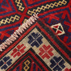 Baluchi Rug Handmade Red Floral 2x4 ft