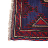 Baluchi Rug Handmade Navy Blue Floral 2x4 ft