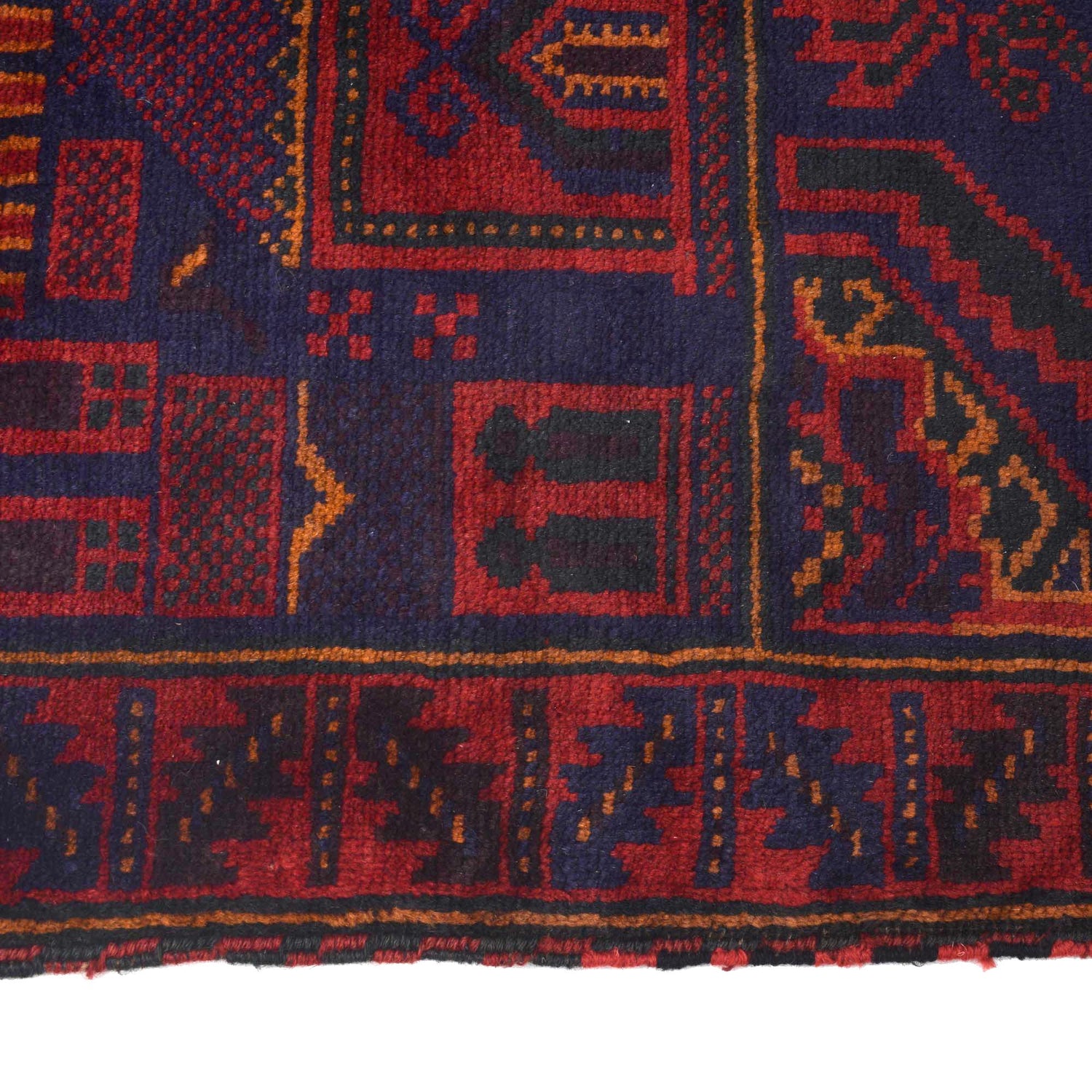 Baluchi Rug Handmade Multi Prayer Design 3x5 ft