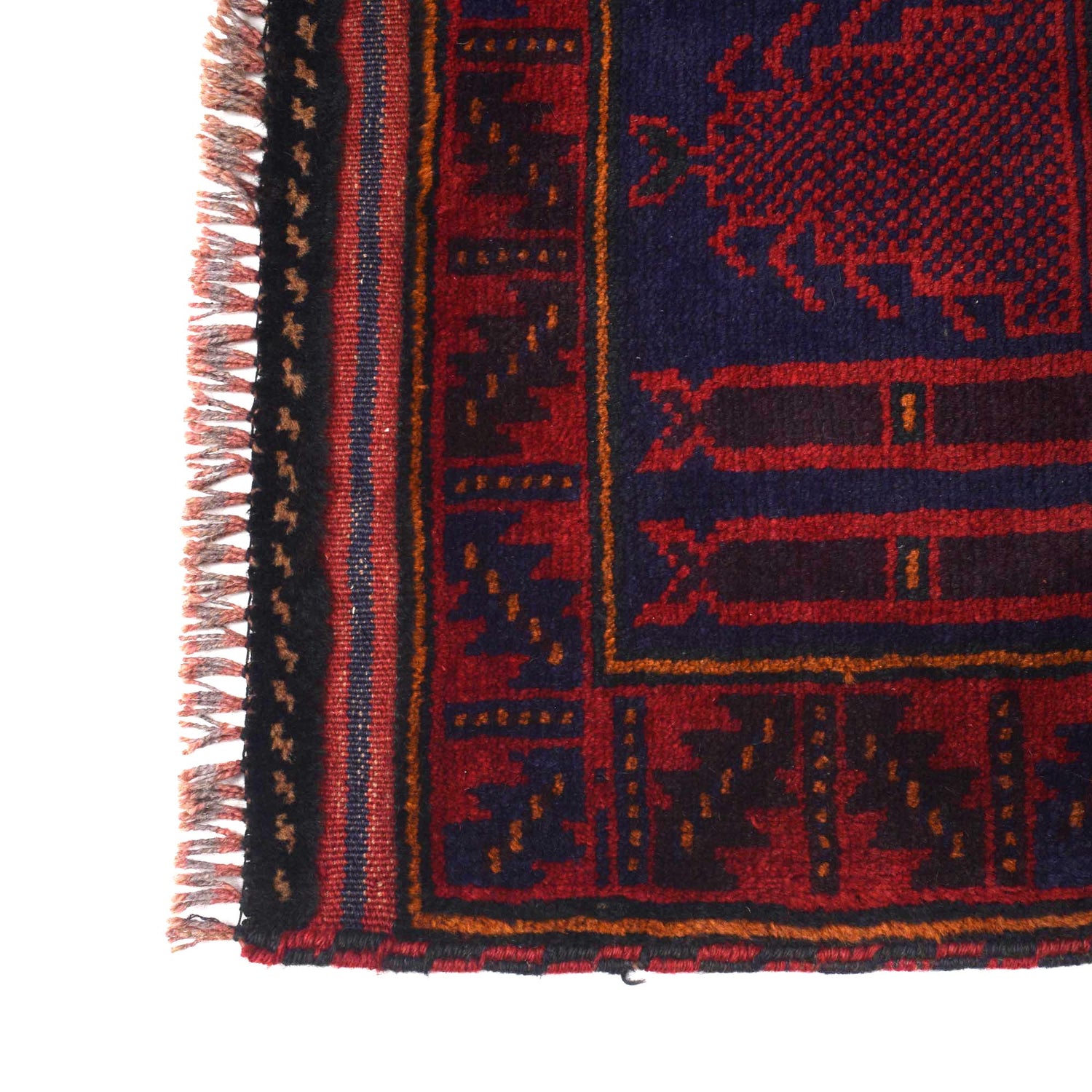 Baluchi Rug Handmade Multi Prayer Design 3x5 ft