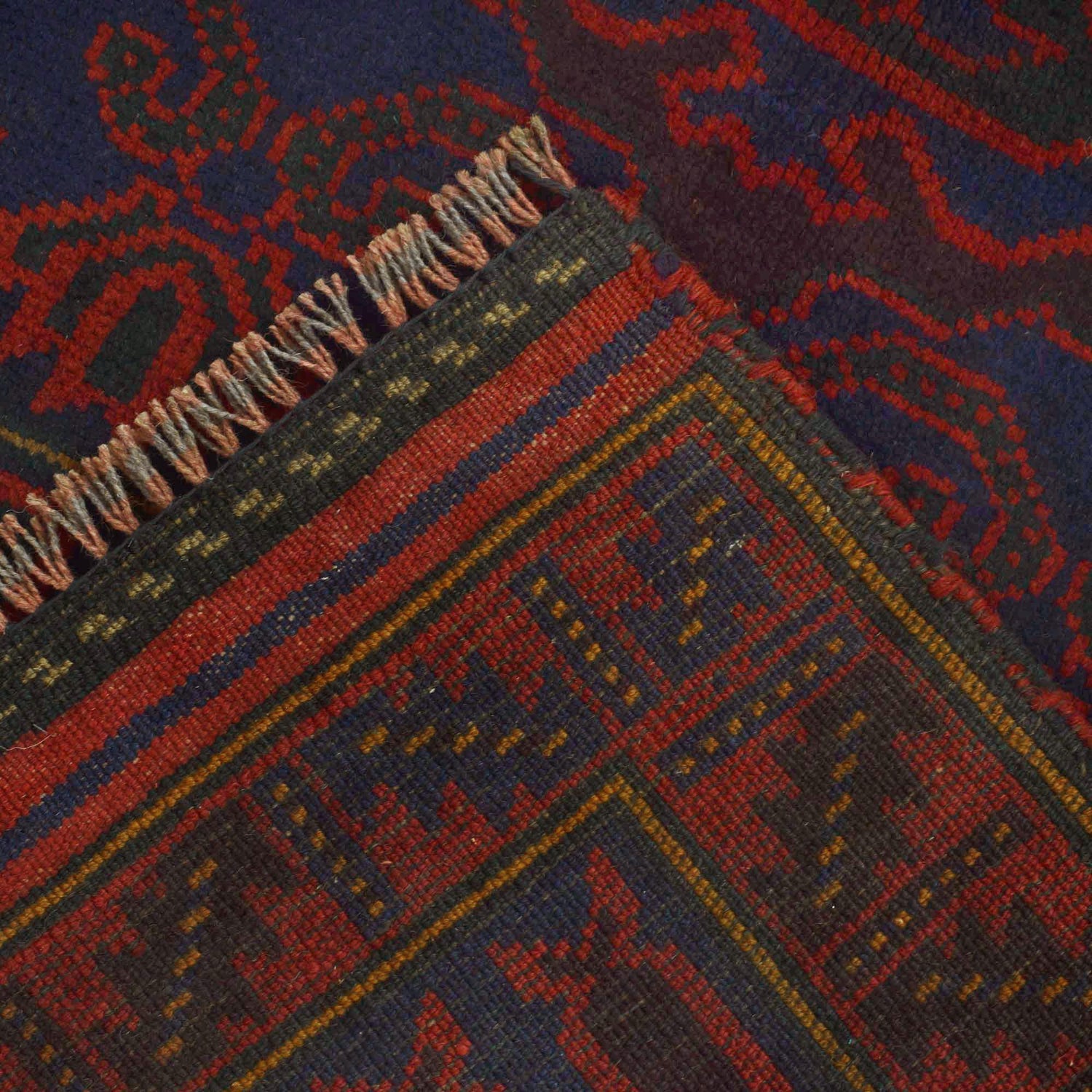 Baluchi Rug Handmade Multi Prayer Design 3x5 ft
