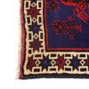 Baluchi Rug Handmade Navy Blue Geometric 3x5 ft