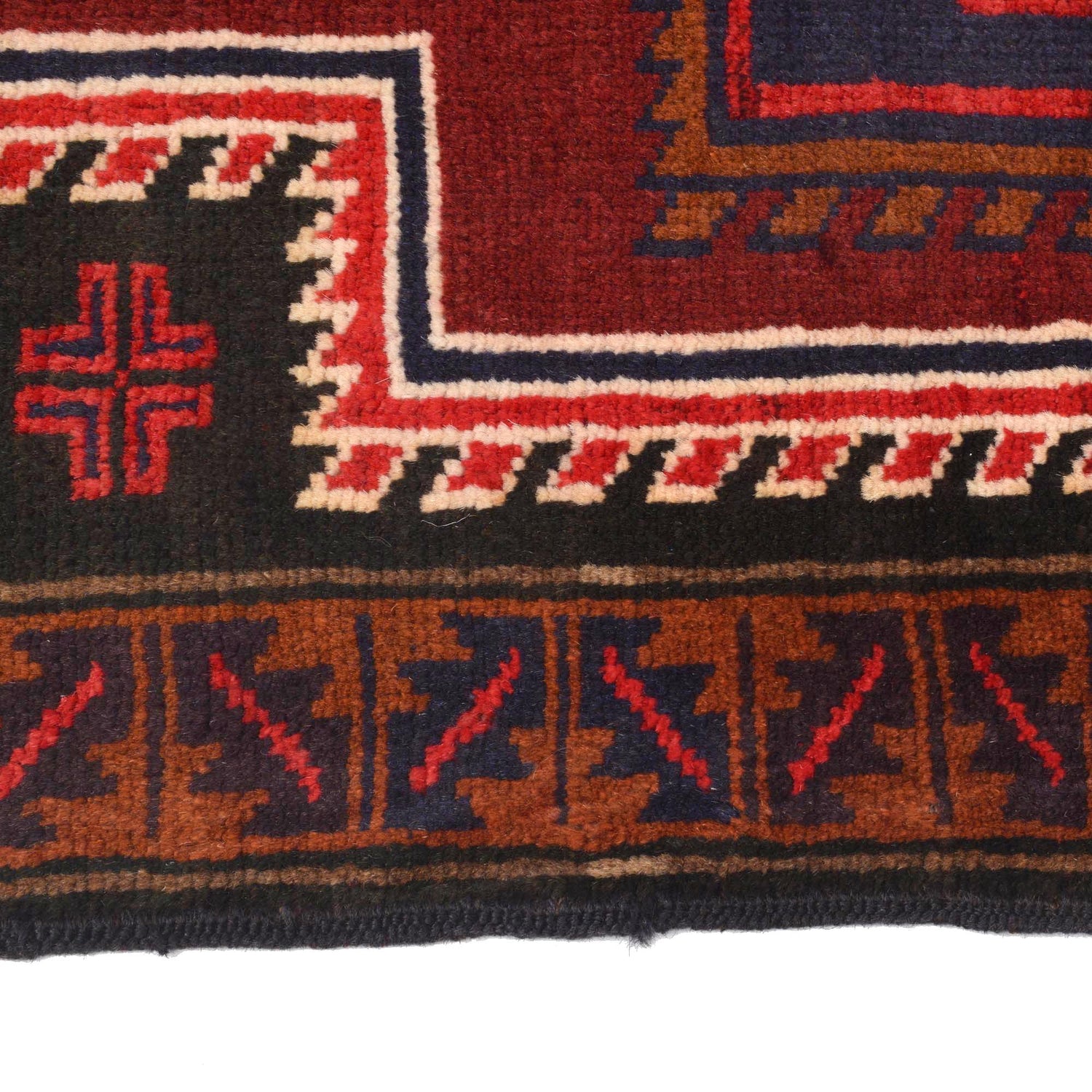 Baluchi Rug Handmade Multi Floral 2x4 ft
