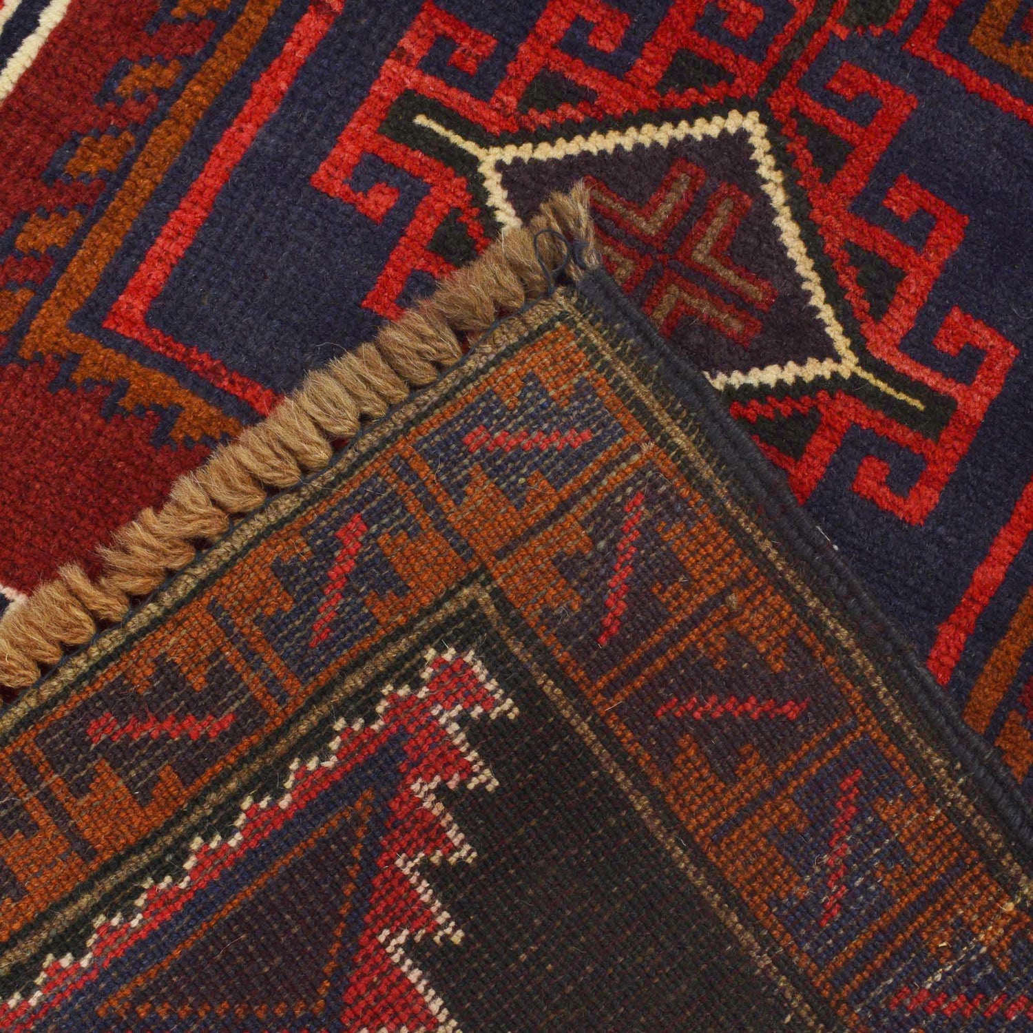 Baluchi Rug Handmade Multi Floral 2x4 ft