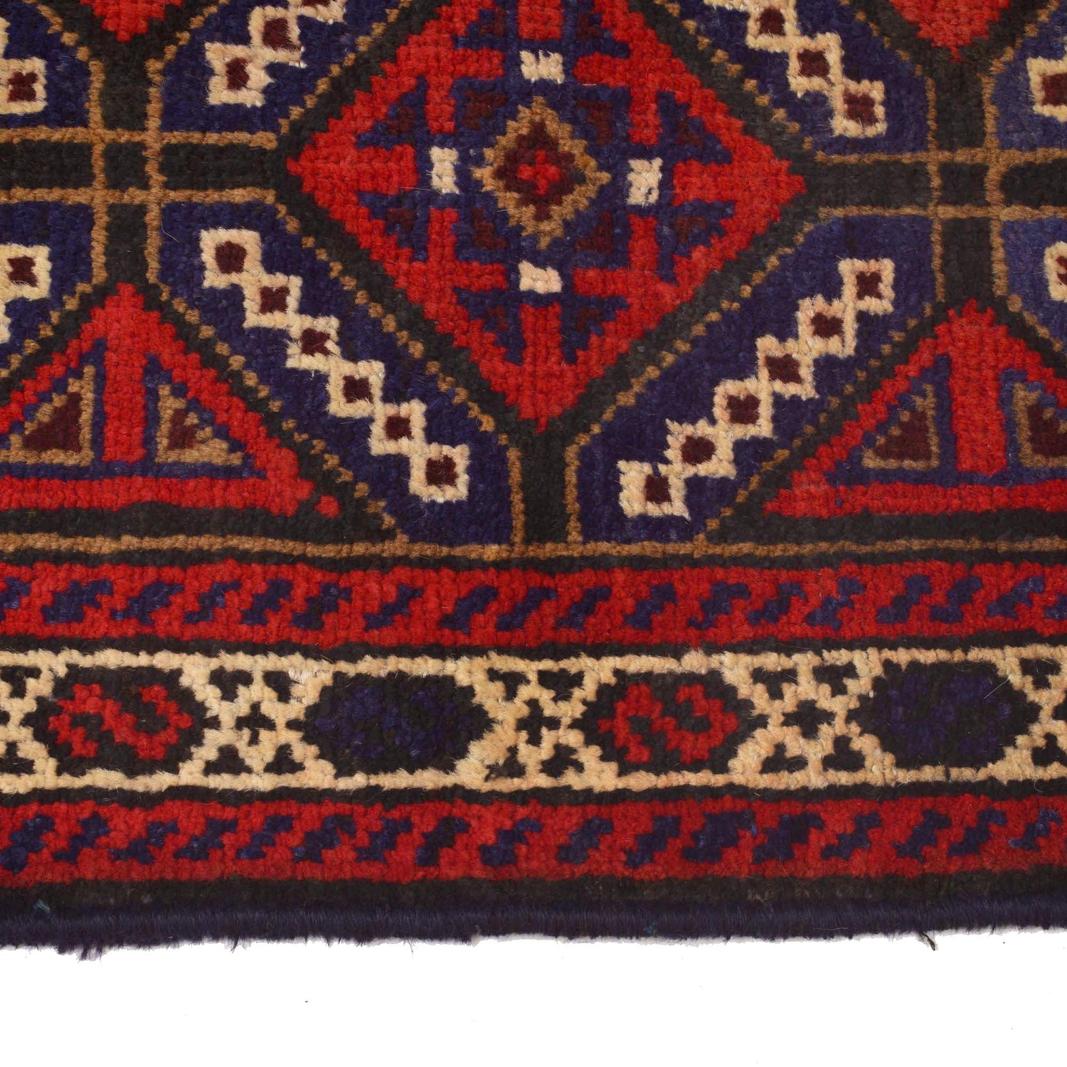 Baluchi Rug Handmade Multi Floral 2x4 ft