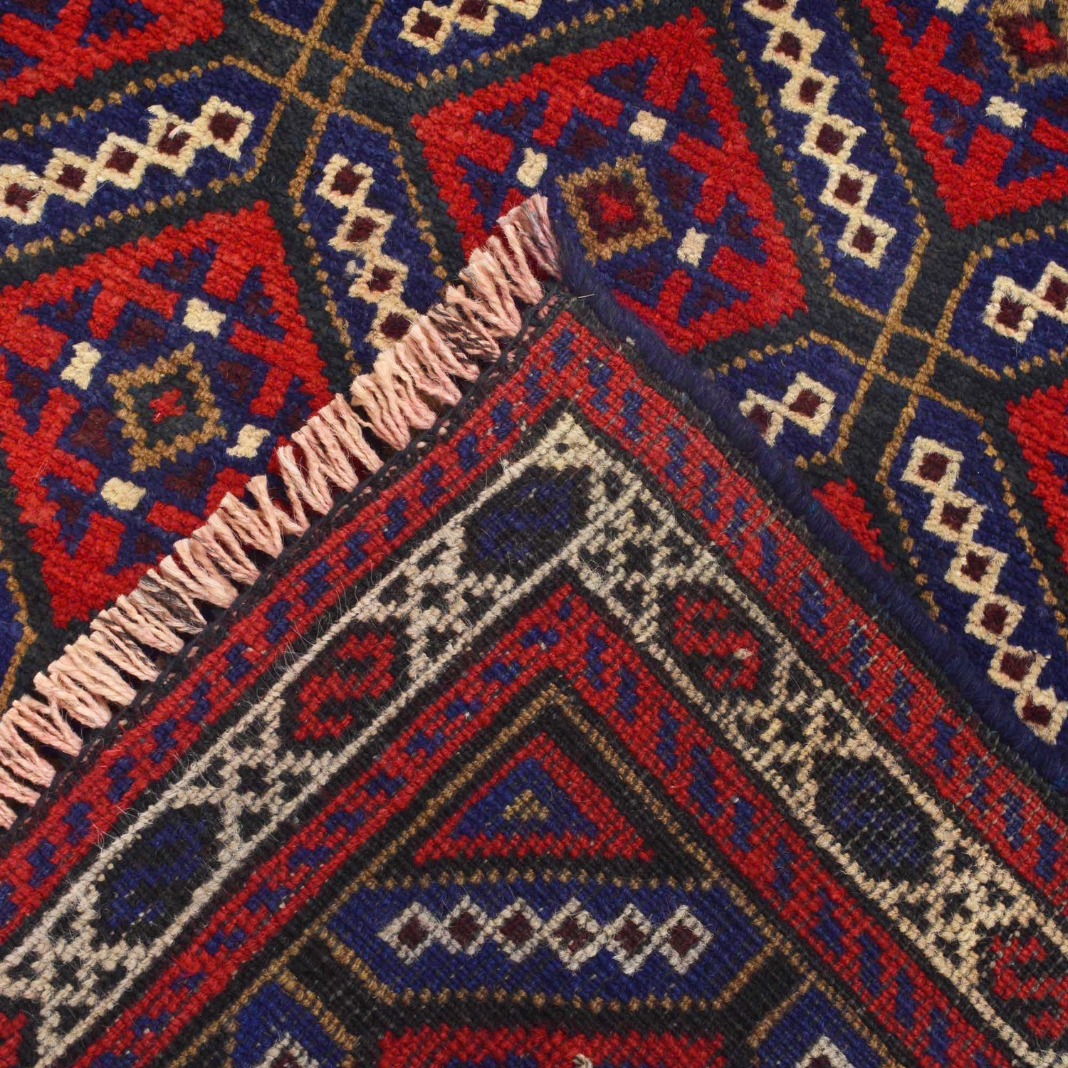 Baluchi Rug Handmade Multi Floral 2x4 ft