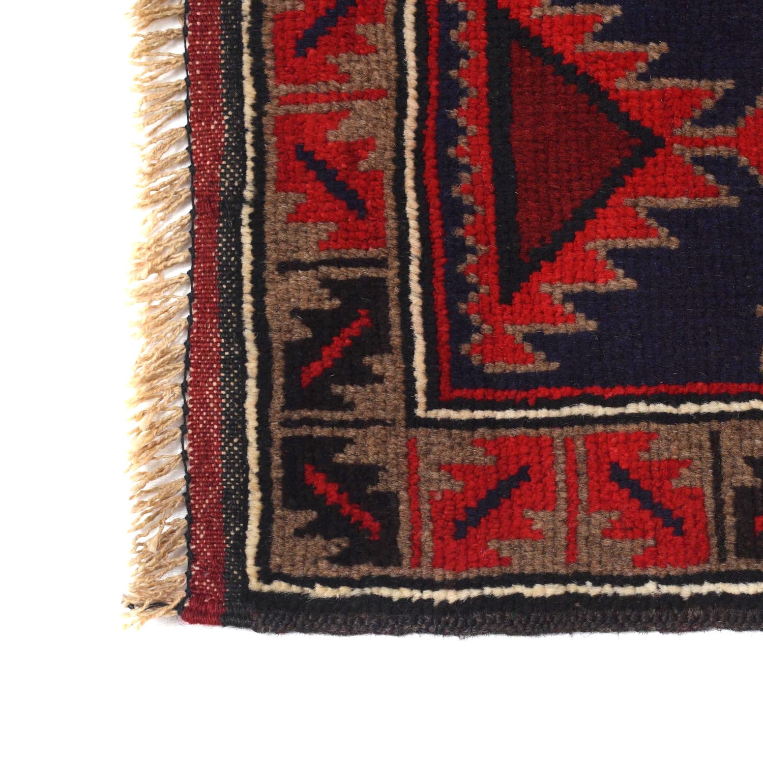 Baluchi Rug Handmade Multi Geometric 3x5 ft