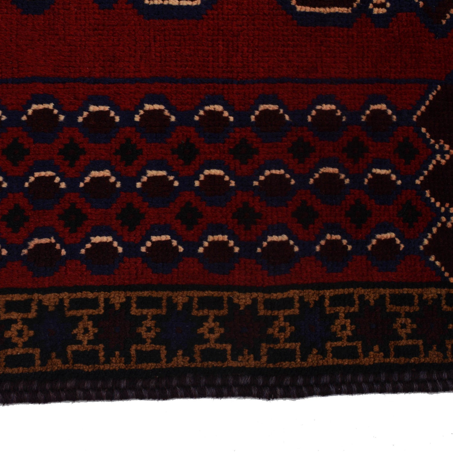 Baluchi Rug Handmade Red Prayer Design 3x5 ft