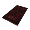 Baluchi Rug Handmade Red Prayer Design 3x5 ft