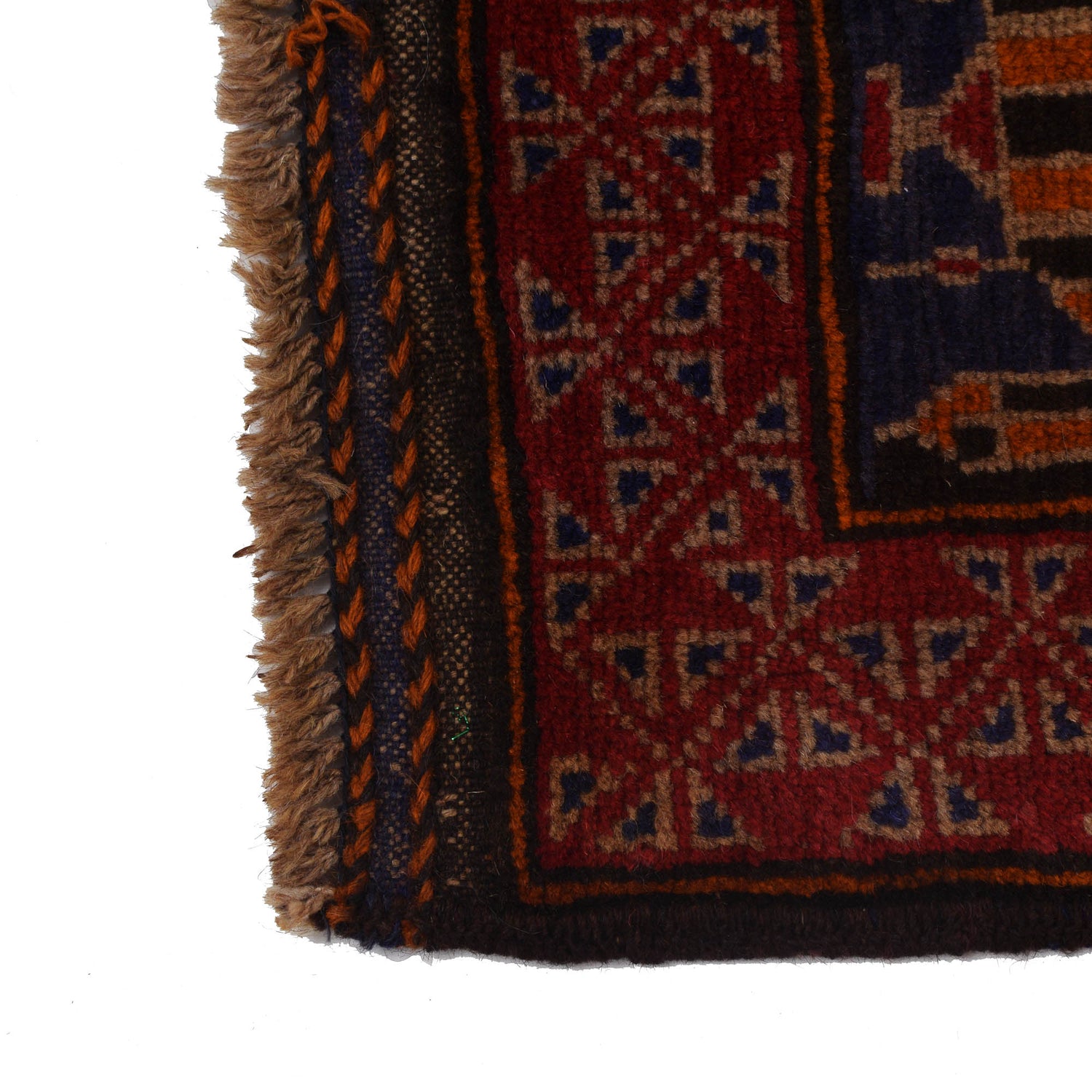 Baluchi Rug Handmade Blue Prayer Design 3x5 ft