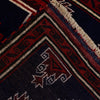 Baluchi Rug Handmade Dark Blue Geometric 3x5 ft