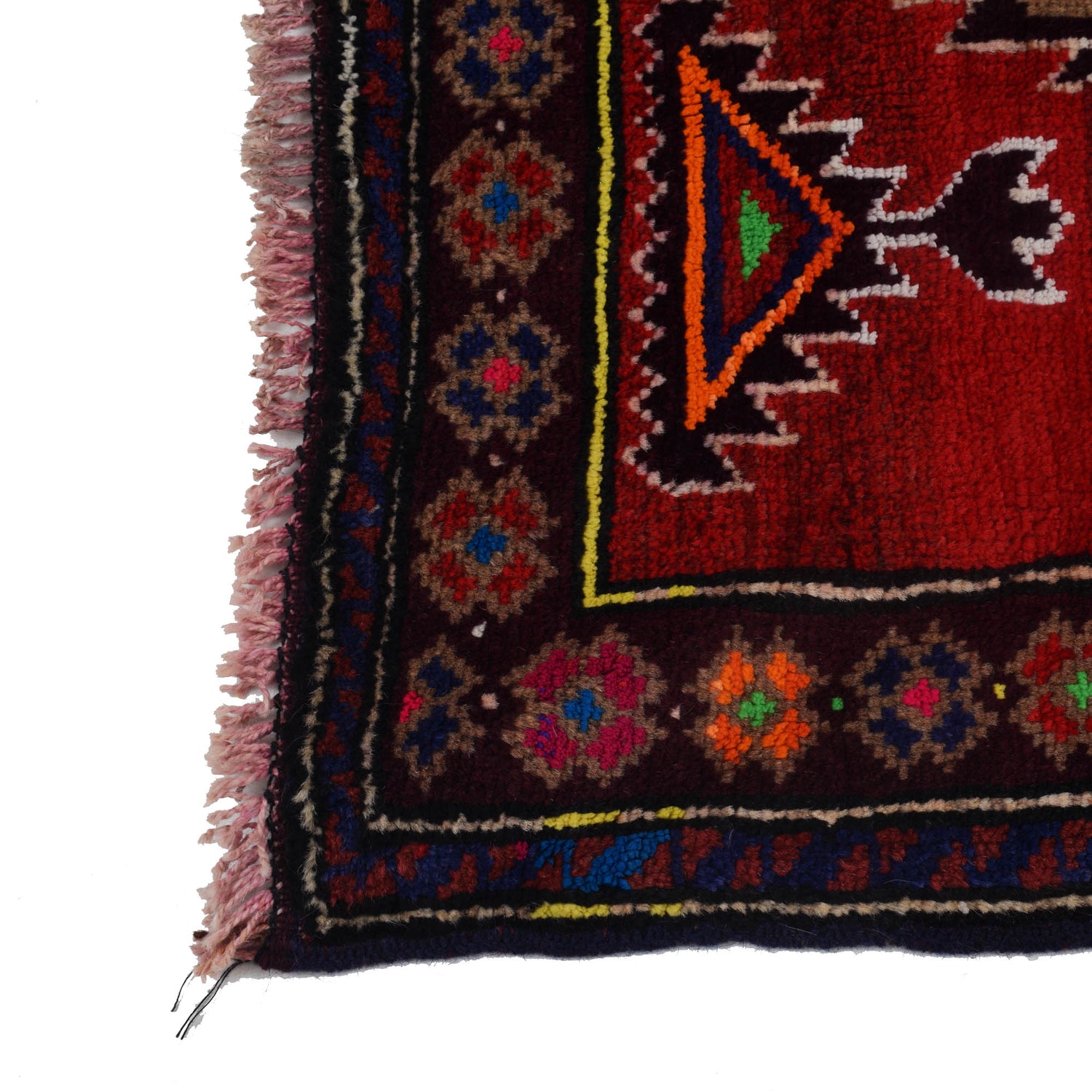 Baluchi Rug Handmade Multi Floral 2x4 ft