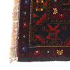 Baluchi Rug Handmade Multi Geometric 4x6 ft