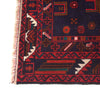 Baluchi Rug Handmade Multi Geometric 4x6 ft