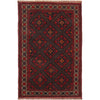 Baluchi Rug Handmade Red Floral 3x5 ft