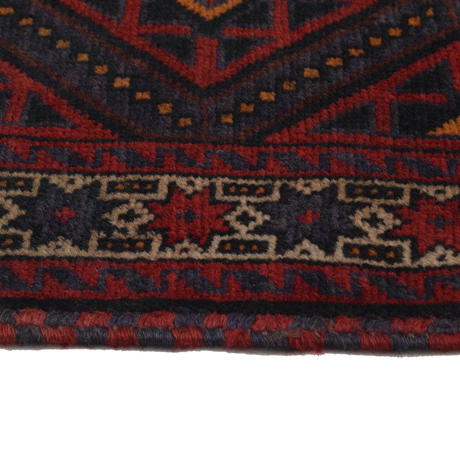 Baluchi Rug Handmade Red Floral 3x5 ft
