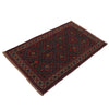 Baluchi Rug Handmade Red Floral 3x5 ft