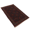 Baluchi Rug Handmade Red Floral 3x5 ft