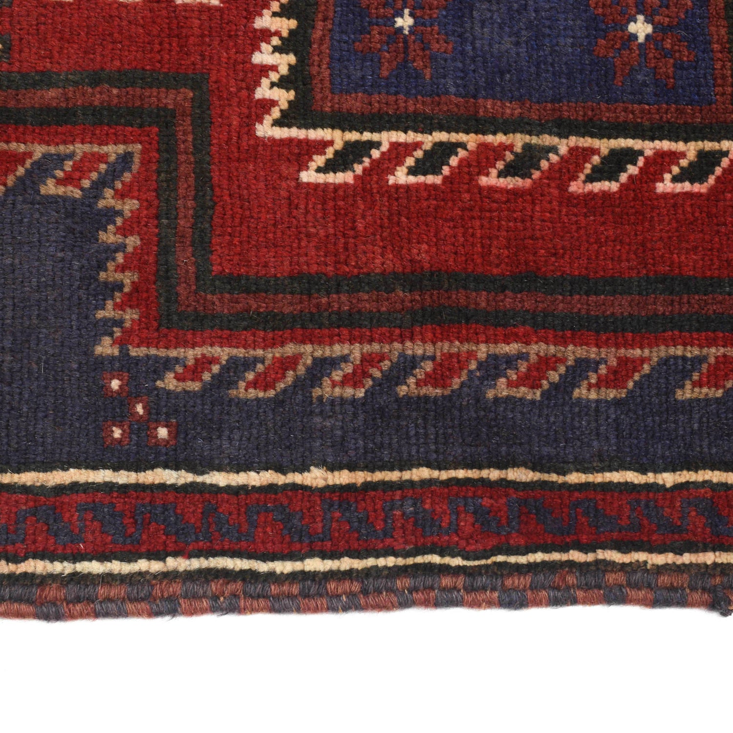 Baluchi Rug Handmade Multi Geometric 3x5 ft