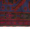 Baluchi Rug Handmade Navy Blue Floral 3x5 ft