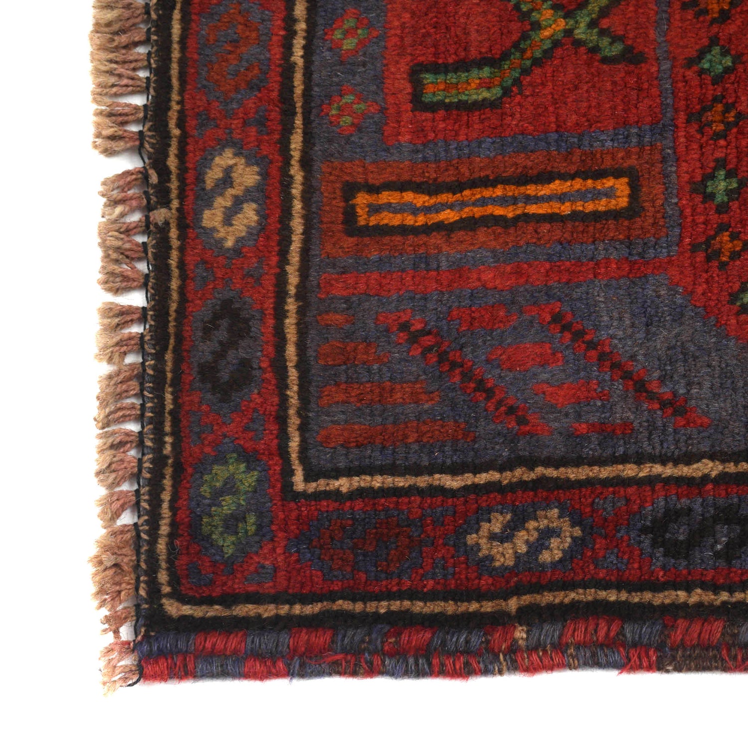 Baluchi Rug Handmade Blue Prayer Design 3x5 ft