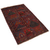 Baluchi Rug Handmade Blue Prayer Design 3x5 ft