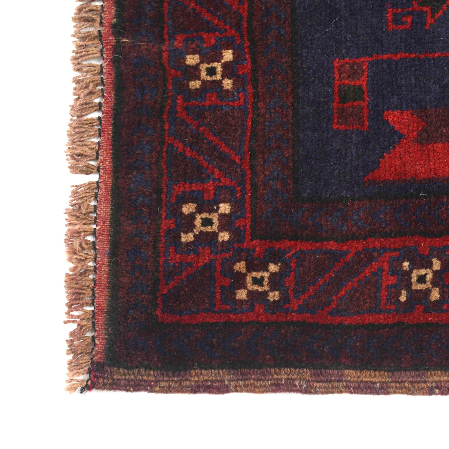 Baluchi Rug Handmade Blue Prayer Design 3x5 ft
