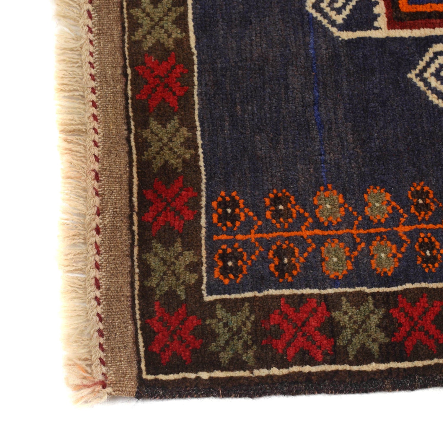 Baluchi Rug Handmade Multi Floral 3x5 ft