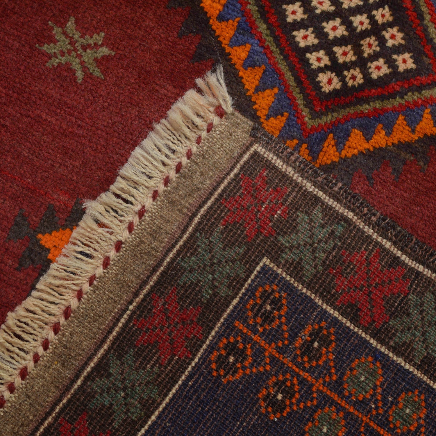 Baluchi Rug Handmade Multi Floral 3x5 ft