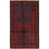 Baluchi Rug Handmade Blue Prayer Design 3x5 ft